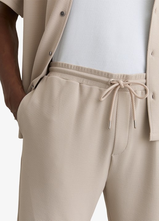 Reiss Tavolla korte broek met steekzakken - detail 4 beige