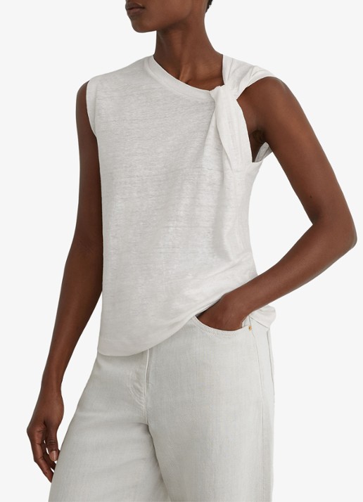 Reiss Taylor top van linnen
