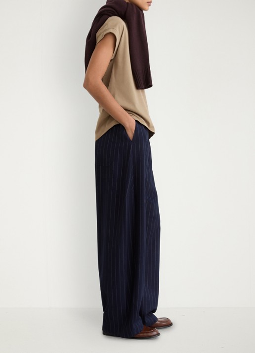 Reiss Tommie T-shirt met stretch - detail 6 taupe