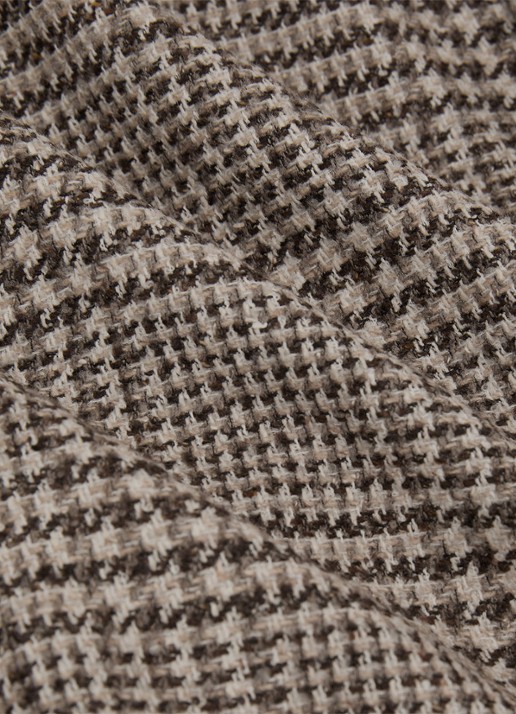 Reiss Tuscan colbert met ruitdessin - detail 7 bruin