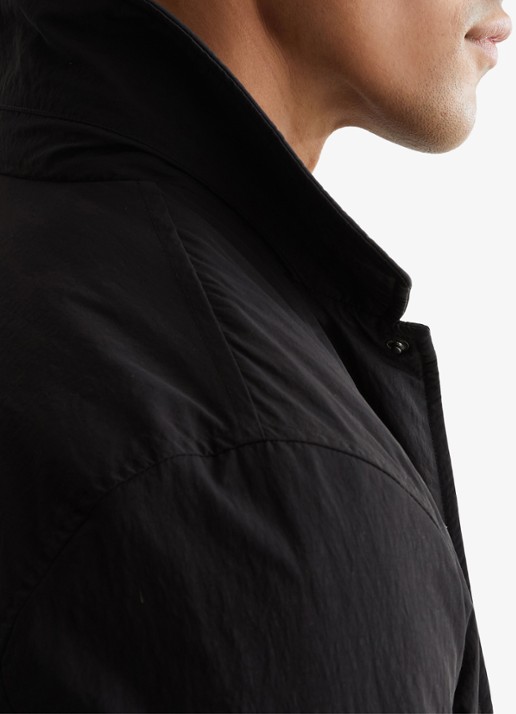 Reiss Vasey gewatteerde jack met borstzak - detail 2 zwart