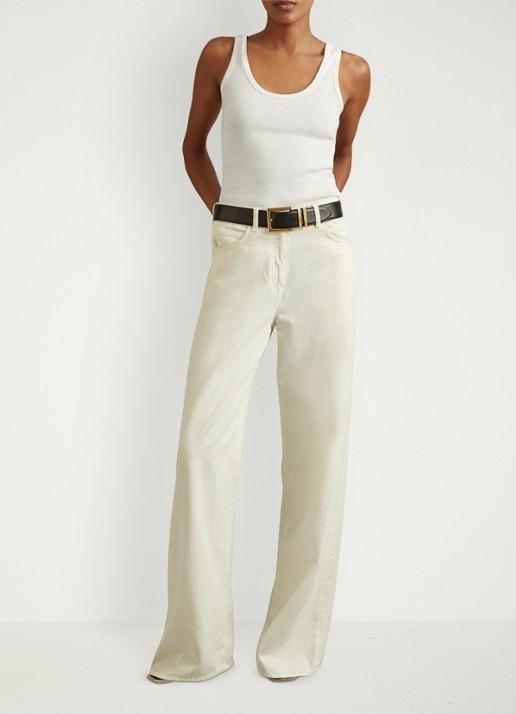 Reiss VIOLET Stretch-Cotton Ribbed Vest