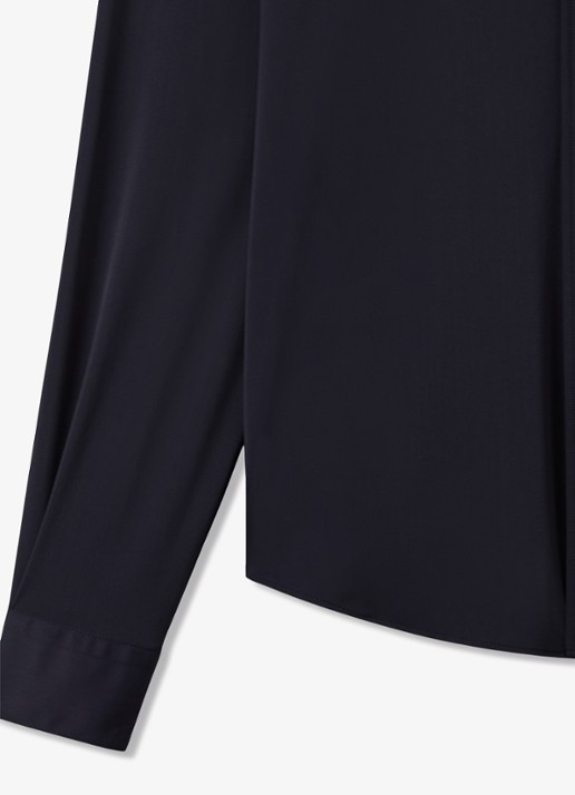 Reiss Voyager regular fit overhemd - detail 4 donkerblauw