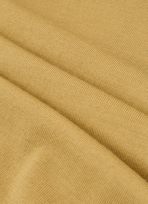 Reiss WESSEX Merino Wool Crew-Neck Jumper - detail 4 geel
