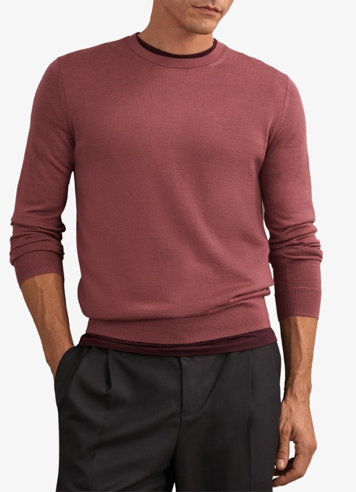 Reiss Wessex sweater van merino wol