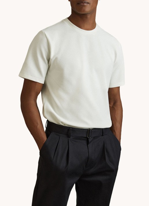 Reiss Wick T-shirt met structuur