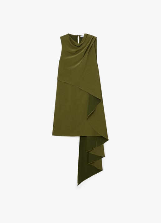 Reiss Wrenley mini jurk met gedrapeerd detail