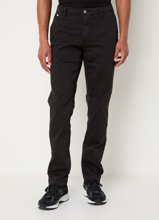 Replay Benni straight fit chino met steekzakken