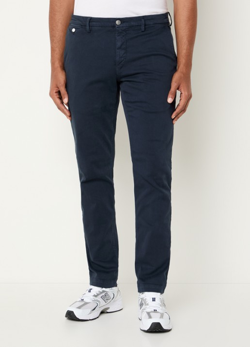 Replay Benni straight fit chino met steekzakken