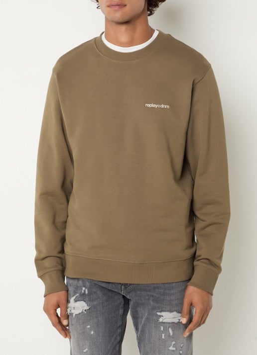 Replay Sweater met logo