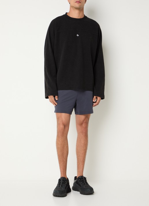 Represent 247 long sleeve met logo - voorkant 4 zwart