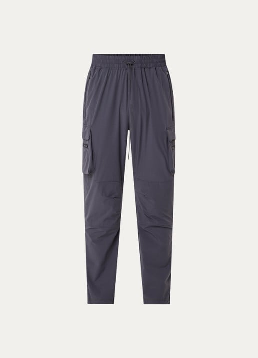 Represent 247 loose fit cargobroek met steekzakken - voorkant 3 antraciet