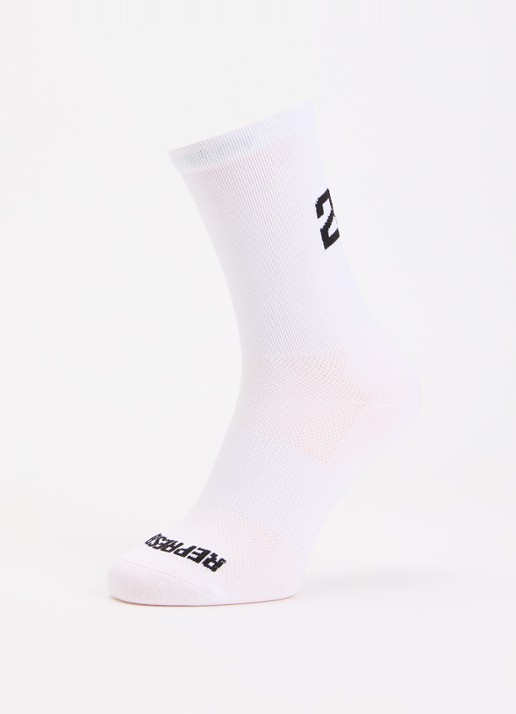 Represent 247 Numbers sportsokken met print - detail 3 wit