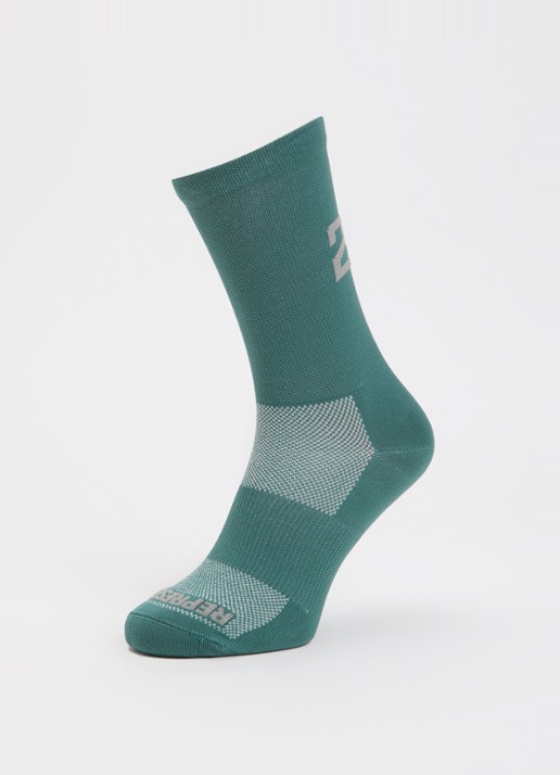 Represent 247 Numbers sportsokken met print - detail zeegroen