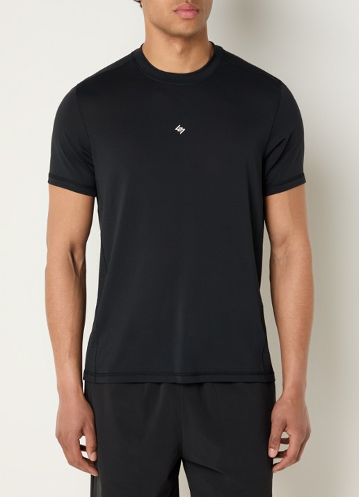 Represent 247 Numbers T-shirt met logo- en backprint - achterkant 4 zwart