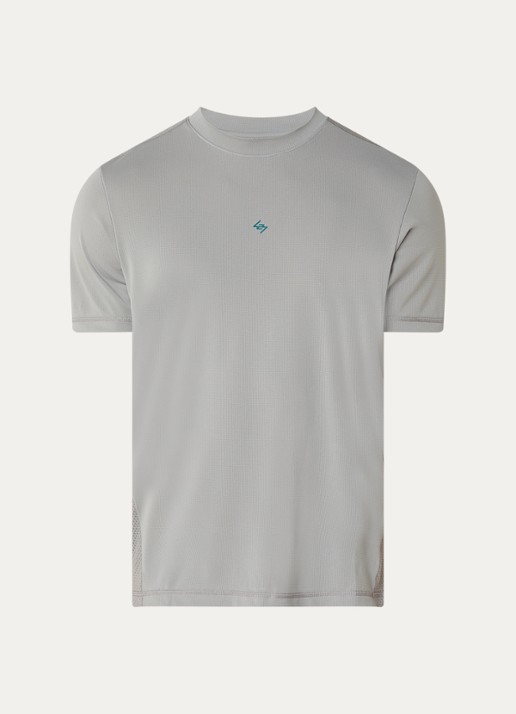 Represent 247 Numbers T-shirt met logo- en backprint - voorkant 3 grijs