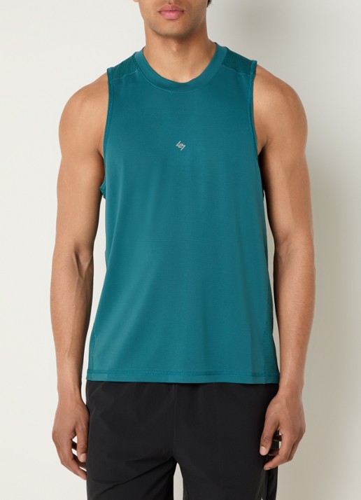 Represent 247 Numbers tanktop met logo- en backprint - achterkant 2 zeegroen