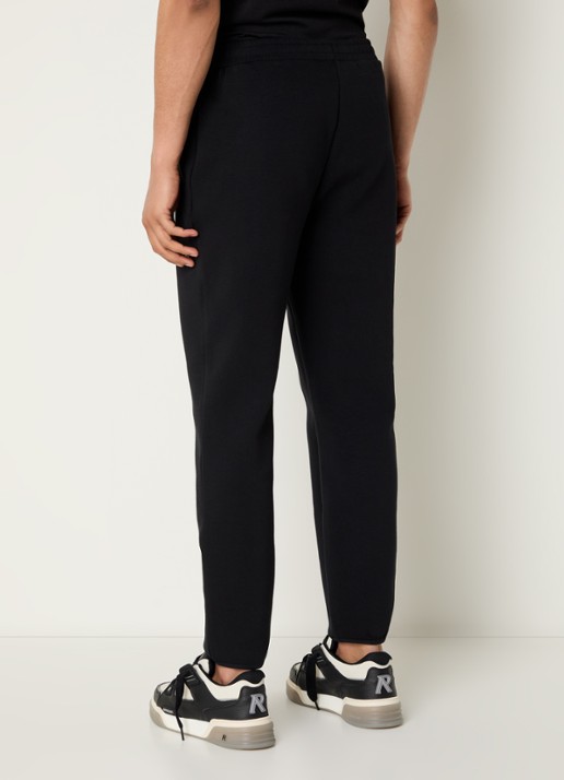 Represent 247 Numbers tapered fit joggingsbroek met logo en steekzakken - achterkant zwart
