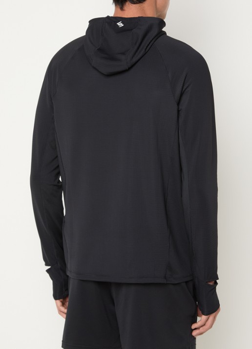 Represent 247 Ultra trui met capuchon en logo - achterkant zwart