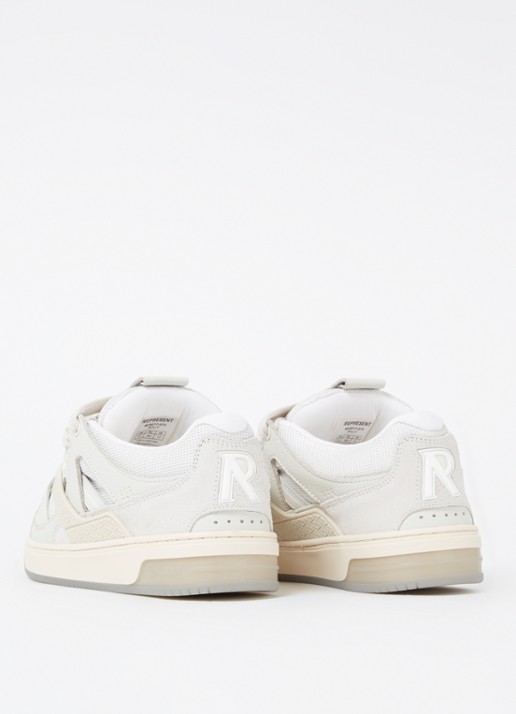Represent Bully sneaker met suède en leren details - achterkant lichtgrijs