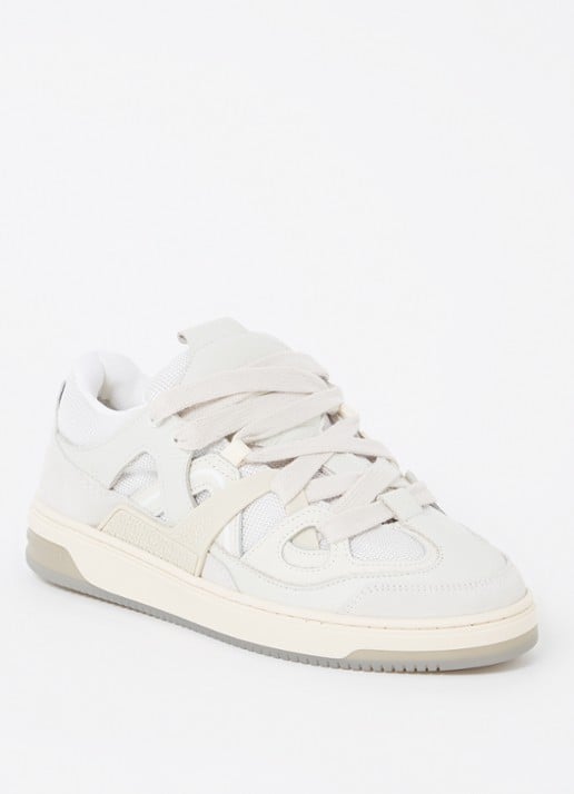 Represent Bully sneaker met suède en leren details