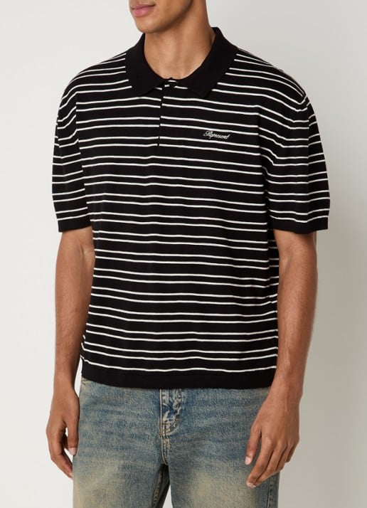 Represent California regular fit polo met logo