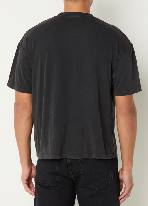 Represent College T-shirt met logoprint - achterkant 4 antraciet