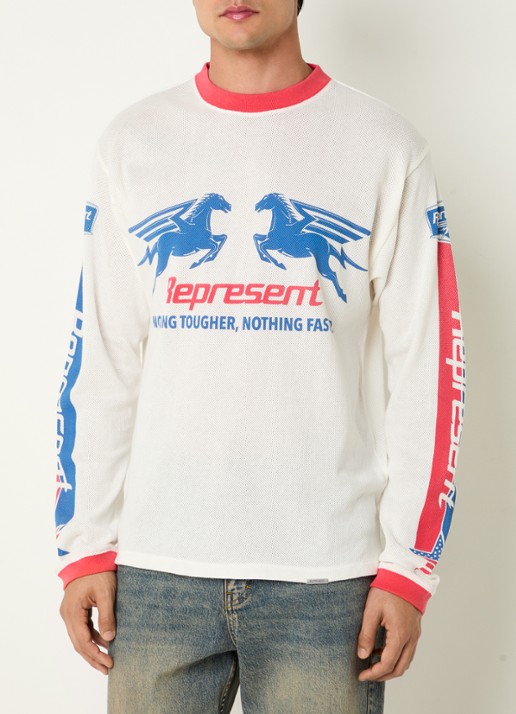 Represent Longsleeve T-shirt met logoprint