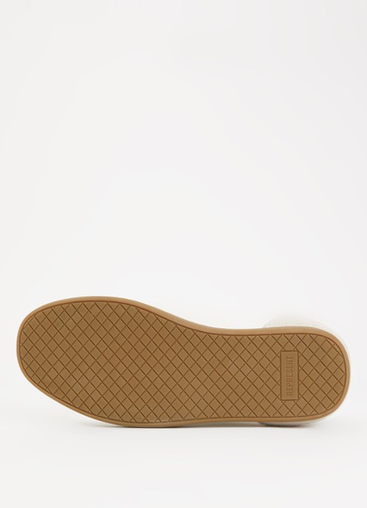 Represent Low-Pro sneaker van leer met suède details - detail 3 wit