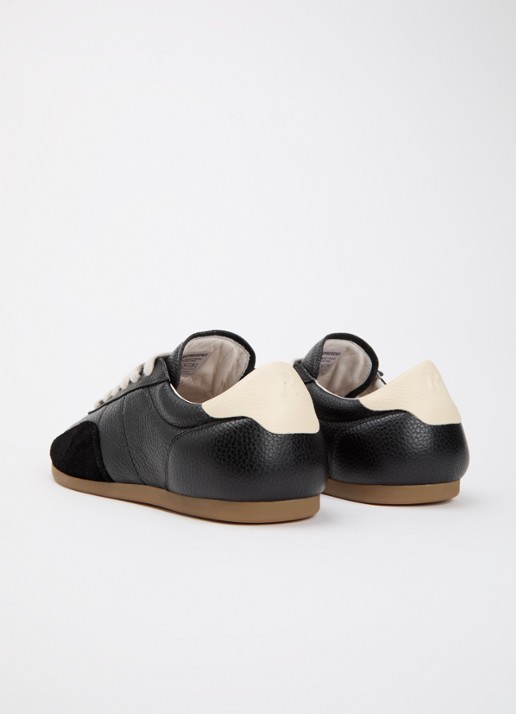 Represent Low-Pro sneaker van leer met suède details - achterkant zwart