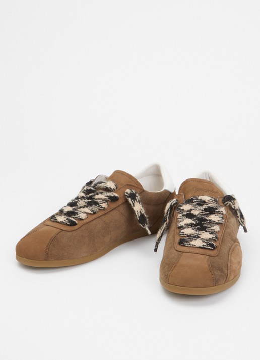 Represent Low Pro sneaker van suède met nubuck details - detail 2 bruin