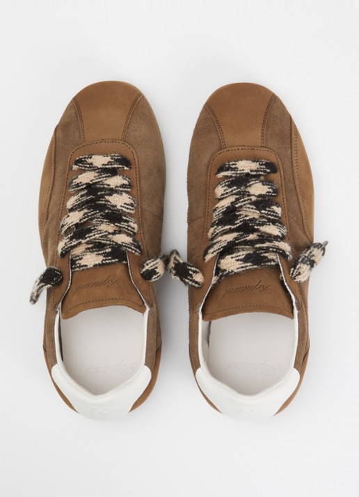 Represent Low Pro sneaker van suède met nubuck details - detail 3 bruin