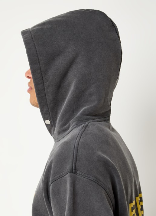 Represent Owners Club hoodie met logo- en backprint - detail 5 antraciet