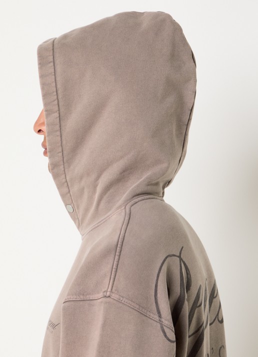 Represent Owners Club hoodie met logo- en backprint - detail 2 beige