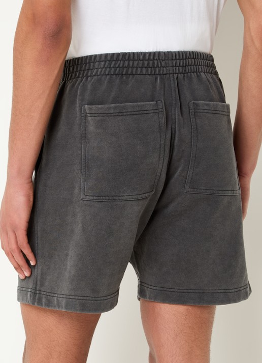 Represent Owners Club straight fit korte joggingbroek met logo - achterkant antraciet