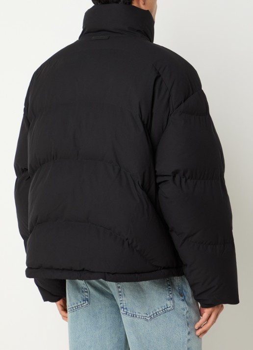 Represent Puffer jack met steekzakken - achterkant 2 zwart