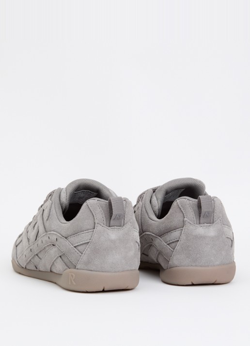 Represent Rally sneaker van suède - achterkant grijs