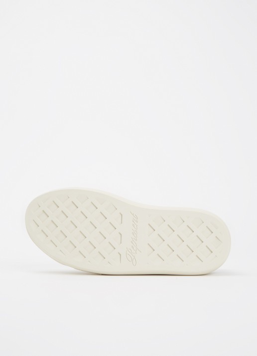Represent Rep-Cap sneaker van leer met destroyed afwerking  - detail 5 gebroken wit