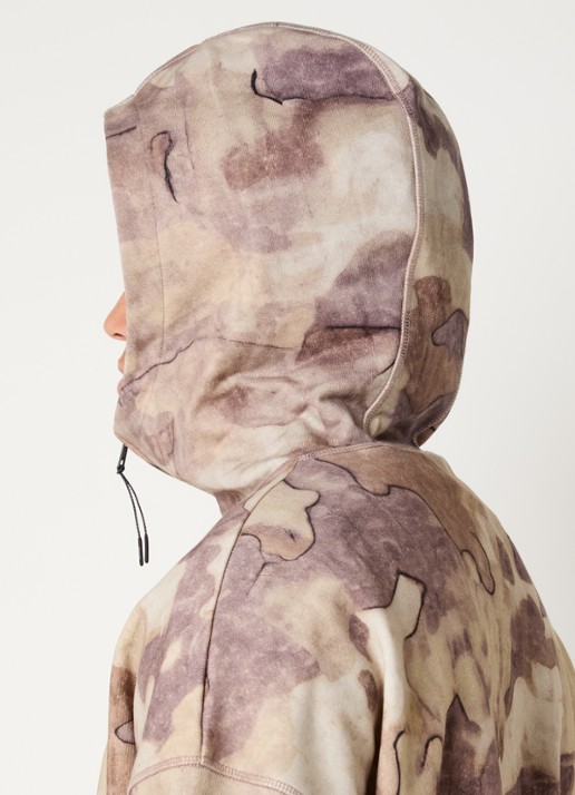 Represent Storm hoodie met print en kangoeroezak - detail 2 beige