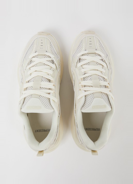 Represent Storm Runner sneaker met mesh details - detail 4 creme