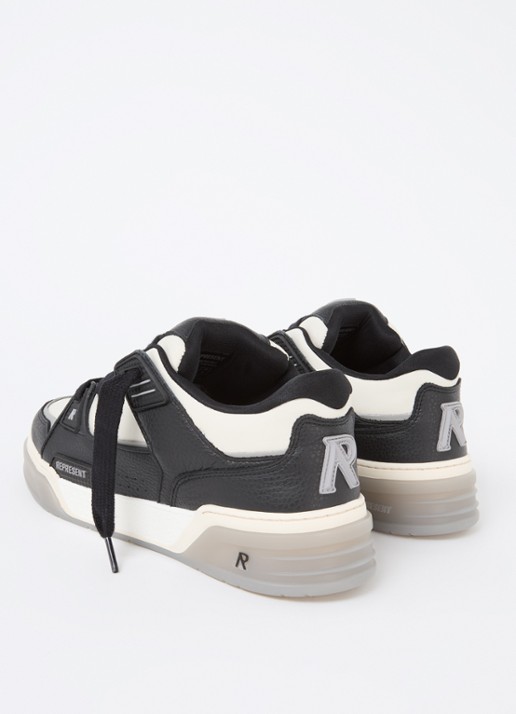 Represent Studio sneaker van leer - achterkant 8 zwart