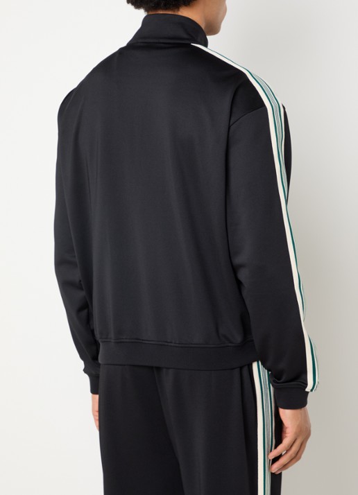 Represent Sweatvest met logoborduring - achterkant zwart