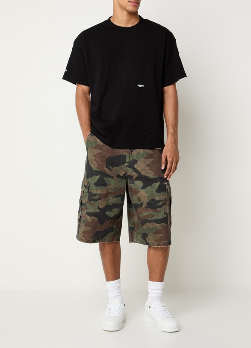 Represent T-shirt met logo - voorkant 3 zwart