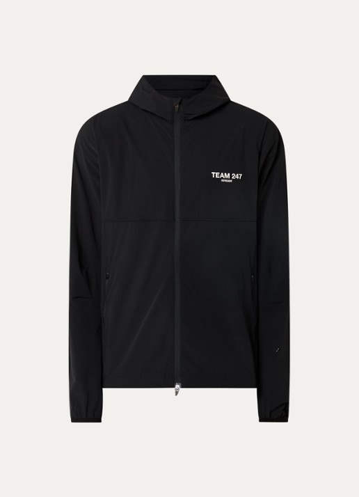 Represent Team 247 trackvest met logo - voorkant zwart