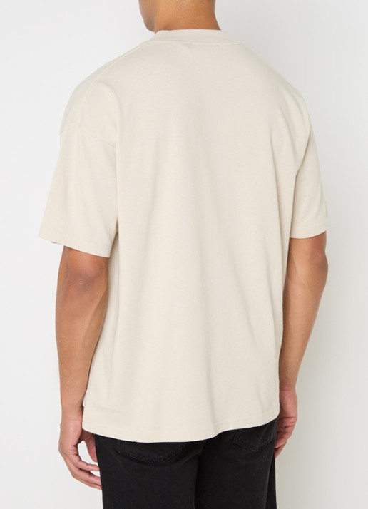 Represent Thoroughbred T-shirt met logoprint - achterkant 3 beige
