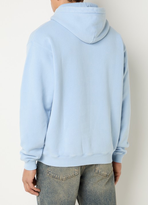 Represent Western Initial hoodie met logoborduring - achterkant lichtblauw