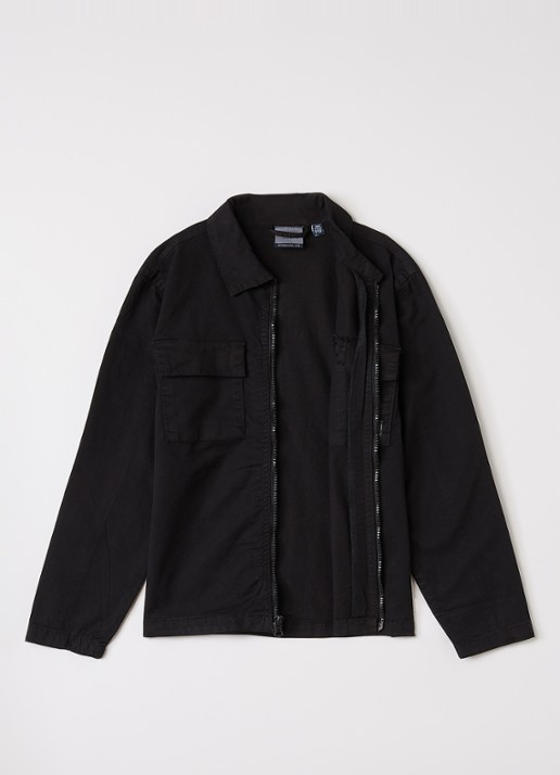 Retour Jeans Brent overshirt met borstzakken - voorkant 2 zwart