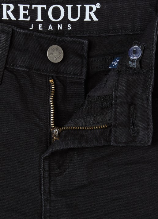 Retour Jeans Celeste wide leg jeans met stretch - detail 3 zwart