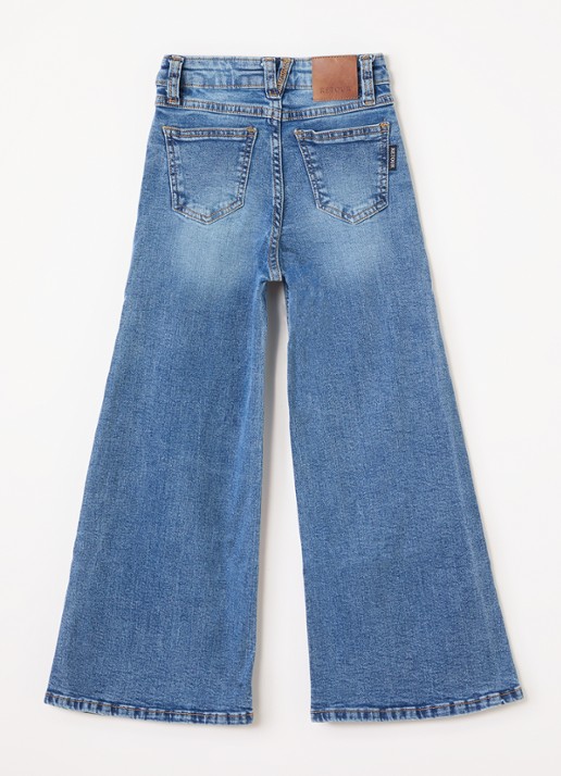 Retour Jeans Celeste wide leg jeans met stretch - voorkant 3 indigo