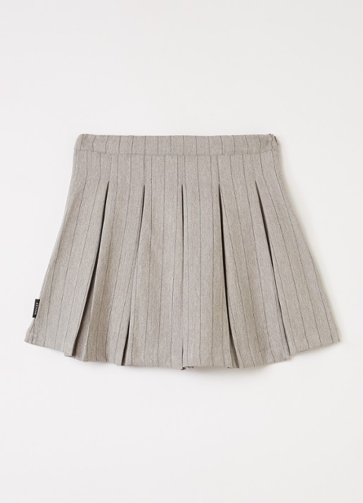 Retour Jeans Emmy minirok - voorkant 2 lichtgrijs